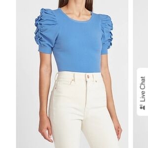 Express Puff Sleeve Sweater